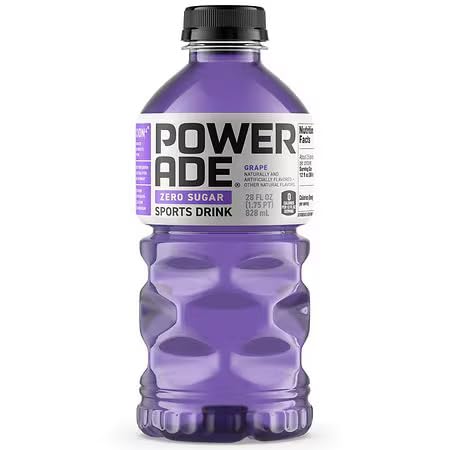 DD's Powerades Zero Grape 28 oz 5 pk