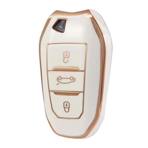 Protector de llave de coche TPU para Citroen C4 y Peugeot 307 contra caídas 3