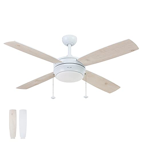 60% Off Discount Prominence Home 51636-01 Kailani Ceiling Fan, 52, White