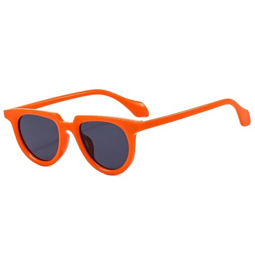 Lunettes de soleil ovales UV400 tendance pour femme et homme