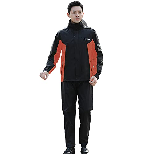 Rompeviento impermeable para ciclismo con capucha y reflectivo