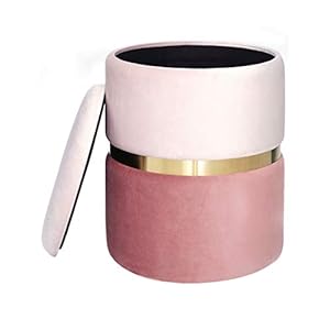 Ronde Kaptafel Kruk Poffee Ottomaanse met Deksel Rest Krukken Stoel Multifunctionele Kruk voor Slaapkamer Lounge…