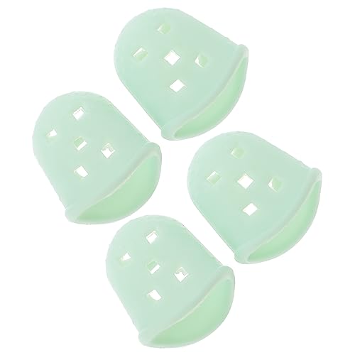 VICASKY 2 Pairs Kalimba Silicone Thumb Finger Protectors Flexible Fingertip Caps for Relief and Fraying Prevention Reusable Finger Covers for Comfortable Music Practice