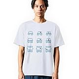 [igsticker] ドライ Tシャツ メンズ プリント XL サイズ 白 ホワイト ジム トレーニング スポーツ UVカット 吸水速乾 4.1オンス t-shirt 016168 ドライブレコーダー