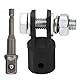 IUSOT Scherenwagenheber-Adapter 1/2-Zoll Antrieb mit 13/16-Zoll-Ringschlüssel Für Schlagschrauber & Laschenschlüssel Aus Chrom-Vanadium-Stahl Universal Für Autoreparatur