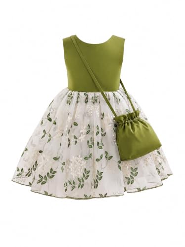 Image of Tagas Girls' Princess Dress | Girl Dress |Dresses birthdaydress for Babygirls | A-Line Knee-Length Dress