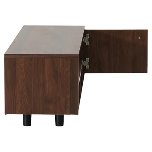 Image of Royaloak Nova Entertainment Unit | Engineered Wood | Melamine Finish | Ample Storage | Wire Manager | Middle Leg for Extra Stability | Durable & Long Lasting