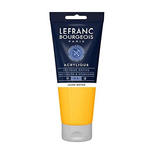 Lefranc Bourgeois Acrílico Fine, Amarillo cadmio, 200 ml