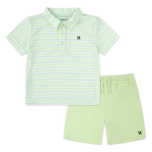 Hurley baby-boys And Toddler Boys' Polo and Shorts 2-piece Outfit Set