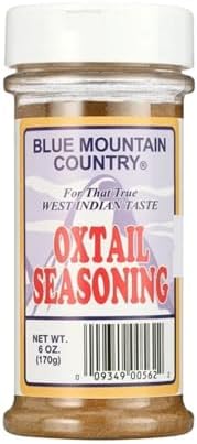 Blue Mountain Country Jamaican Oxtail Seasoning – 6 oz | Authentic Caribbean Spice Blend for Oxtail, Beef, Stews & More