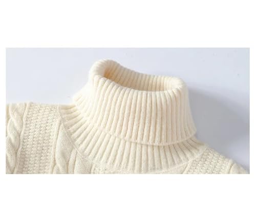 Men's Color Block Striped High Neck Knit Sweater Casual Warm Autumn Winter Hip-Hop Streetwear2