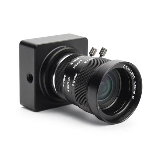 Image of MOKOSE 12MP USB3.0 Webcam 4K Industrial Camera Free Drive with 5-12MM Lens