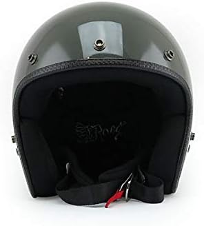 Jethelm Roeg Helmet Slate Grey Gloss donkergrijs glanzend ECE Biker Custom  Maat S : Amazon.nl: Auto \u0026 motor
