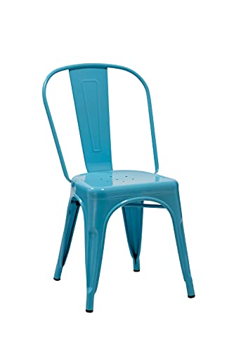Duhome Sedia da Sala da Pranzo in Metallo Ferro con Schienale...
