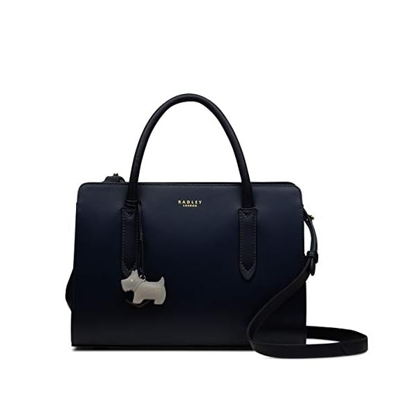 RADLEY London Womens Liverpool Street Leather Satchel Medium Ink