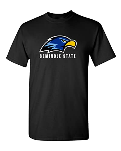 CreateMyTee | Seminole State College of Florida T-Shirt (Black, Medium)