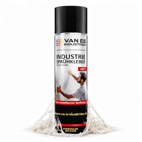 1x VE-INDUSTRIES Sprühkleber 500ml extra Stark Kontaktkleber Alleskleber Bastelkleber