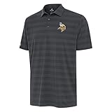 Antigua Men's Pewter Minnesota Vikings Tunnel Polo