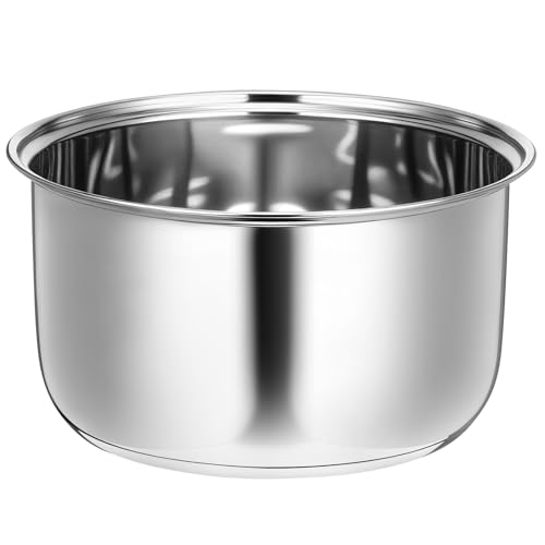 Baderke 304 Stainless Steel Inner Pot Compatible with Zojirushi NS-TSC10 Rice Multi-cooker (5.5 Cups) 3L Inner Bowl Replacement Inner Po
