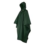 TOMSHOO Poncho de Lluvia Impermeable 3 en 1 Multif...: 【Poncho de lluvia 3 en 1】 Nuestro poncho se puede utilizar como impermeable, te protege de la humedad. También se puede utilizar como alfombra de camping, toldo, versátil. 【Ultra impermeable】Poliéster 210D, impermeable con tratamiento plástico, imper...
