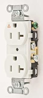 20A 5-20R 125V Receptacle Duplex White - Pack Of 6
