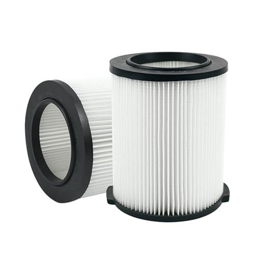 ATXKXE VF4000 Wet or Dry Replacement Filter for 5-20 Gallon Vacuums WD5500 WD0671 WD6425 WD7000 WD1280 WD1851 WD1680 WD1956 RV2400A VF4000 Filter 2 Pack