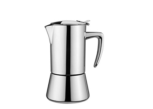 KAUFGUT 121902 Miss Diamond - Molde para 4 tazas (acero inoxidable)