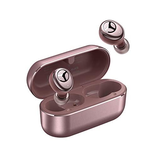 Fone de Ouvido Tranya T6 Bluetooth V5.2 – AptX-Adaptive – Qualcomm CVC TM 8.0 – Tempo de reprodução 34H (Rosa ouro) - Imagem 8