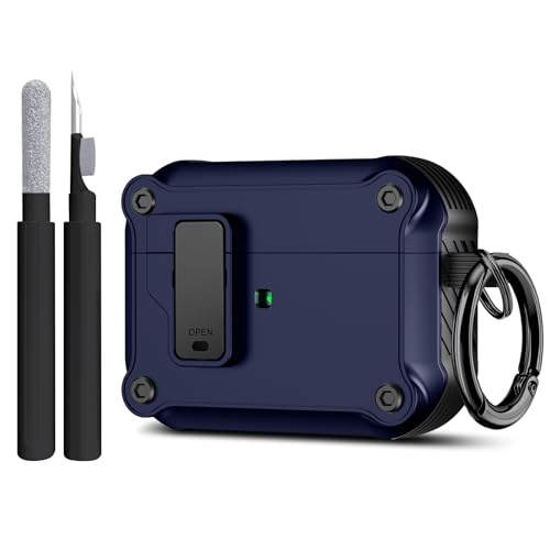 Image of Compatible with Airpods Pro 3 Case(2025),for Airpods Pro 3rd Generation Cases Cover with Keychain Cleaner Kit Soft Silicone Shockproof Cover for Women Men