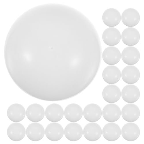 FAVOMOTO 30pcs Raffle Balls for Game Openable Bingo Balls White Party Favor Props