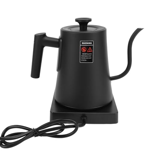 Hervidor eléctrico Cryfokt 1000ml acero inoxidable pantalla LCD miniatura 1