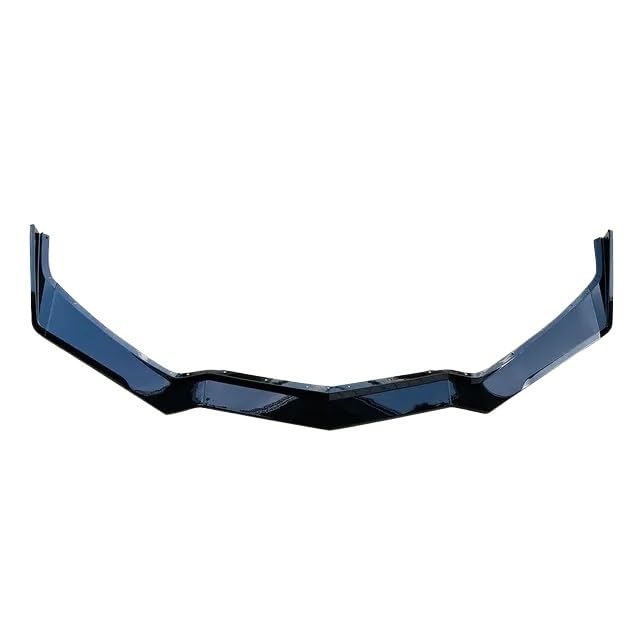 Diffuseur de lèvre de pare-chocs avant Corvette C8 2020-2023 noir brillant