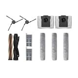 RFOTAYJAQ Robot Vacuum Accessories Replacement Kit Compatible with Dreame Aqua 10 Ultra Main Brush Side Brush Filter Roller Mop Dust Bag(Parts Pack 2)