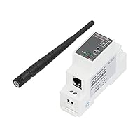 Netzwerk-Seriell-Konverter, 5 Mode 13 Frequenz Dauerhafte Schienenmontage Ethernet-Server-Zubehör Schnelle Datenverarbeitung für Gerät