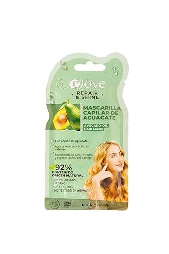 Ejove Mascarilla Capilar de Aceite de Aguacate | Nutre, Repara y Sella Puntas Abiertas | Hidratación Profunda para Cabello Seco o Dañado | Fortalece, Suaviza y Aporta Brillo Natural