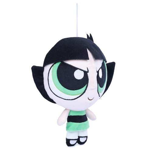 Image of Mirada Powerpuff Girls Buttercup Soft Plush Toy - 28cm | Official Licensed Cartoon Stuffed Character for Kids & Girls | Super Soft, Cuddly & Huggable Plush | Ideal Gift for Birthday /Christmas /Diwali