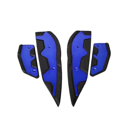 Repose-pieds antidérapants moto XMAX 300 125 aluminium bleu 2017-2023
