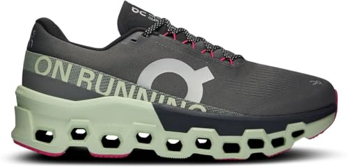 On Mens Cloudmonster 2 Asphalt/Lima 11.5 M