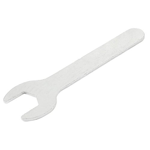 Aexit 14mm Opening Wrenches Width 87mm Long Hex Screw Bolt Single Metal Open Ended Spanner Wrench Open-End Wrenches Silver Tone