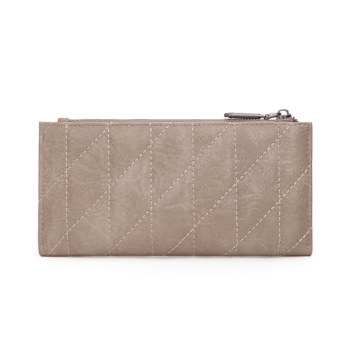 Image of Montana West Wrangler Woman Wallet Slim Thin Quilted Bifold with Coin Purse | Minimalist, Card Cases & Money Organizers, Smooth Zipper