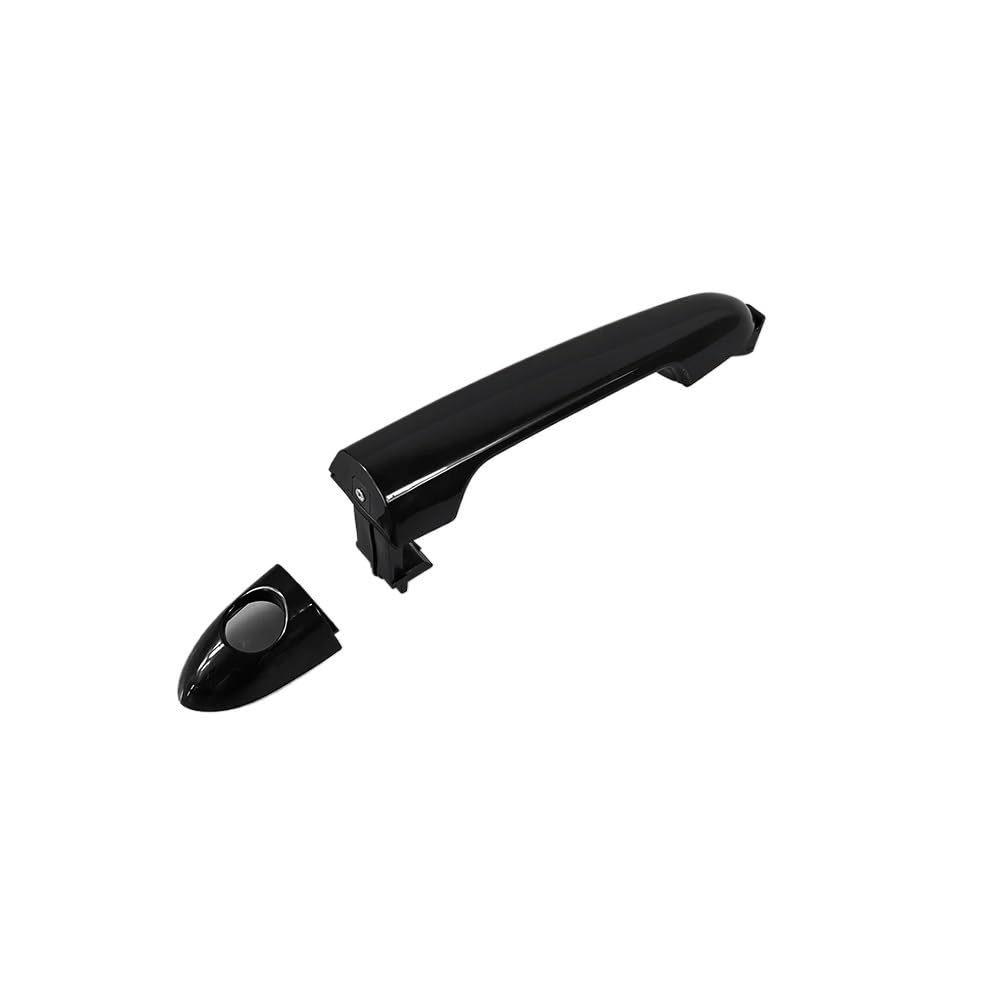 Jhjozsw Have Hole For Kia For Rio 2012-2017 Outer Door Handle Exterior Black 82651-1W010 82652-1W010 82652-1W030(Have Hole)