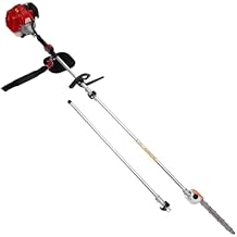 Pole Saw, 42.7CC 2 Stroke Gas Powered Tree Trimmer, Total Length 340cm/11.1ft, Gasoline Chainsaw Pruner Telescoping Branch Cutter, Pole Chainsaw for Tree Trimming US Stock