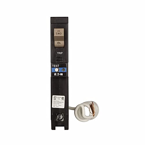Eaton Cutler-Hammer Eaton Chfn120Df (New Version Of Chfafgf120) Pigtail Connection Dual Function Afci/Gfci Circuit Breaker 1-Pole 20 Amp 120 Volt Ac (1), White #TOP1