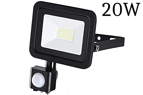 Faretto led esterno 20w luce fredda sensore