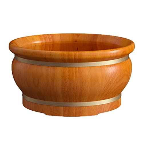 Bañera de pies de madera sólida para spa y pedicure