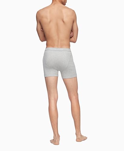 Image of White Solid Mid Rise Trunks - Pack of 3