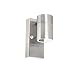Produktbild Qazqa - Modern Außen Wandleuchte Stahl I Silber I nickel matt IP44 mit Hell-Dunkel-Sensor - Solo I Außenbeleuchtung I Up I Down - Edelstahl Zylinder - LED geeignet GU10