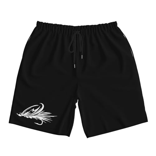 Fly Fishing Lure Men's Quick-Dry Board Shorts 7