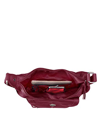 Roma Leathers Studded Concealment Purse - Premium Cowhide Leather - Wine - Dual Gun Entry - Designed in U.S.A.3