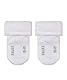 FALKE Unisex Baby Socken Erstling B So Baumwolle einfarbig 1 Paar, Weiß White 2000, 50-56
